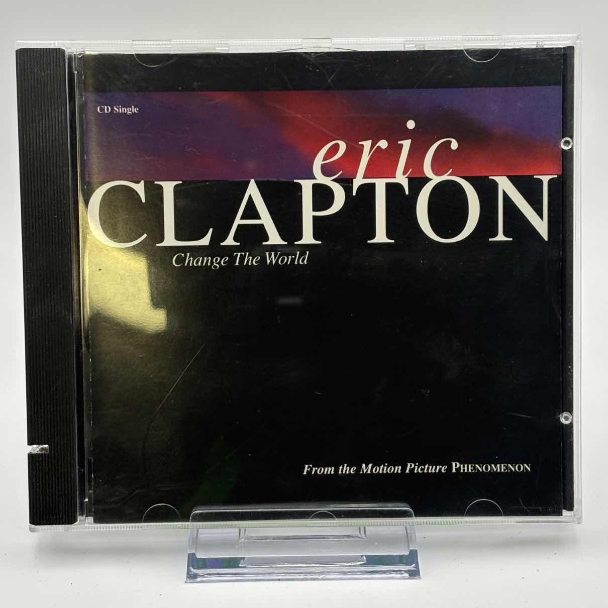 Eric-Clapton--Change-the-World-Used-CD--SAW-CUT