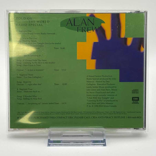 Alan Frew - Hold On: The World Radio Special (Used CD - RADIO PROMO - RARE)