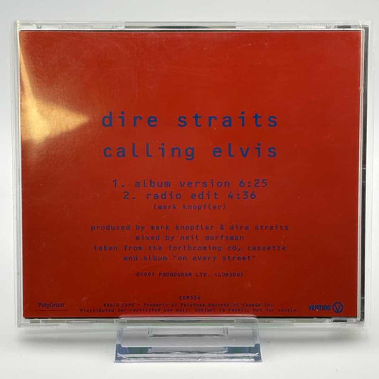 Dire Straits - Calling Elvis (Used CD - RADIO PROMO - RARE)