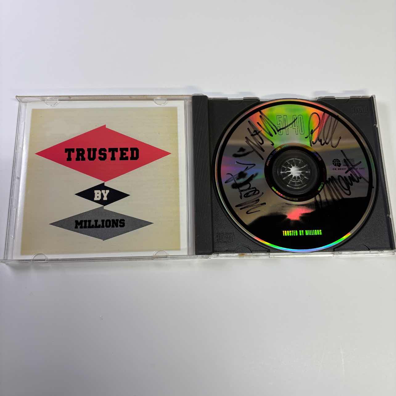 54-40 - Trusted by Millions (Used CD - AUTOGRAPHED)