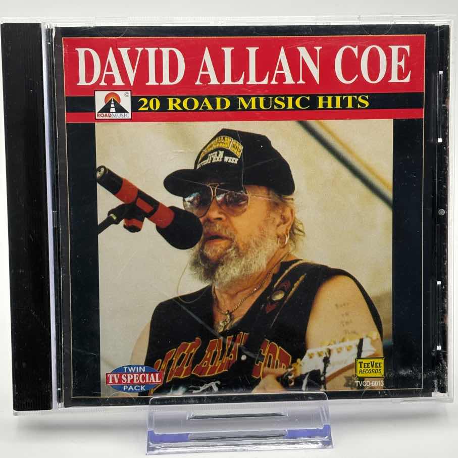David-Allan-Coe--20-Road-Music-Hits-Used-CD