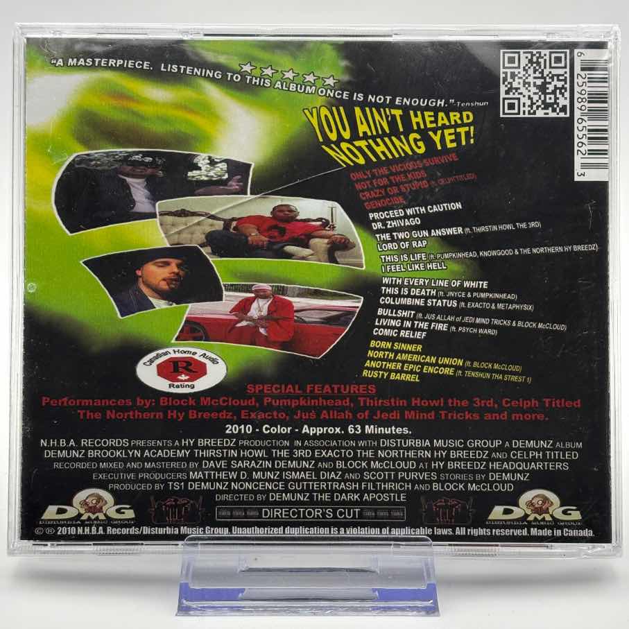 Demunz The Dark Apostle - Audio Snuff: The Hyperviolent Torture Show! (SEALED CD)