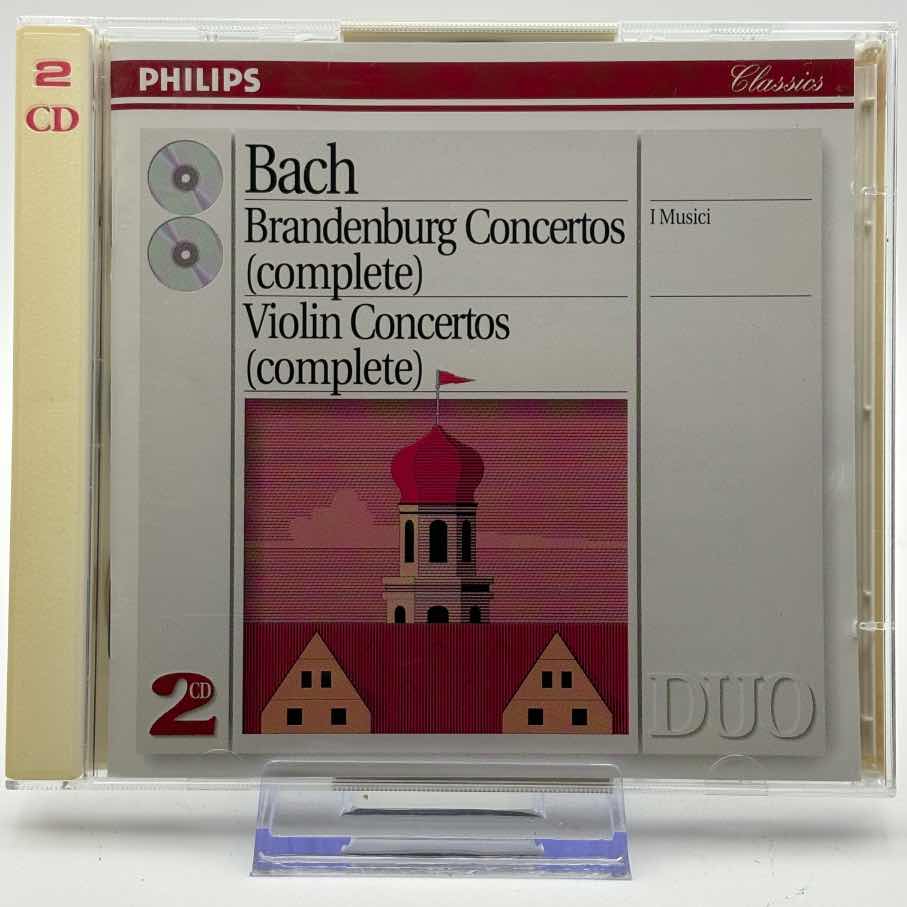 Bach--Brandenburg-Concertos-CompleteViolin-Concertos-Complete-2CD-Used-CD