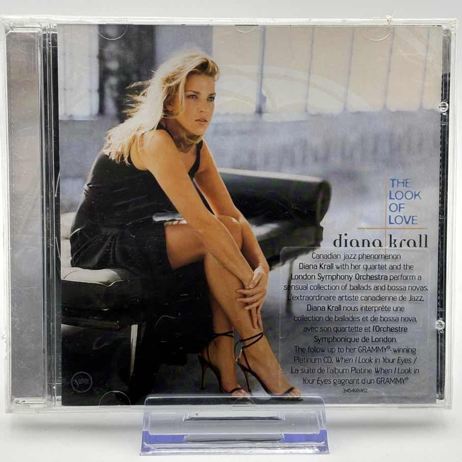 Diana-Krall--The-Look-Of-Love-SEALED-CD--Melt-Mark-On-Spine