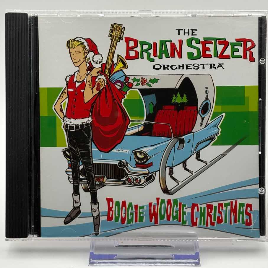 The-Brian-Setzer-Orchestra--Boogie-Woogie-Christmas-Used-CD