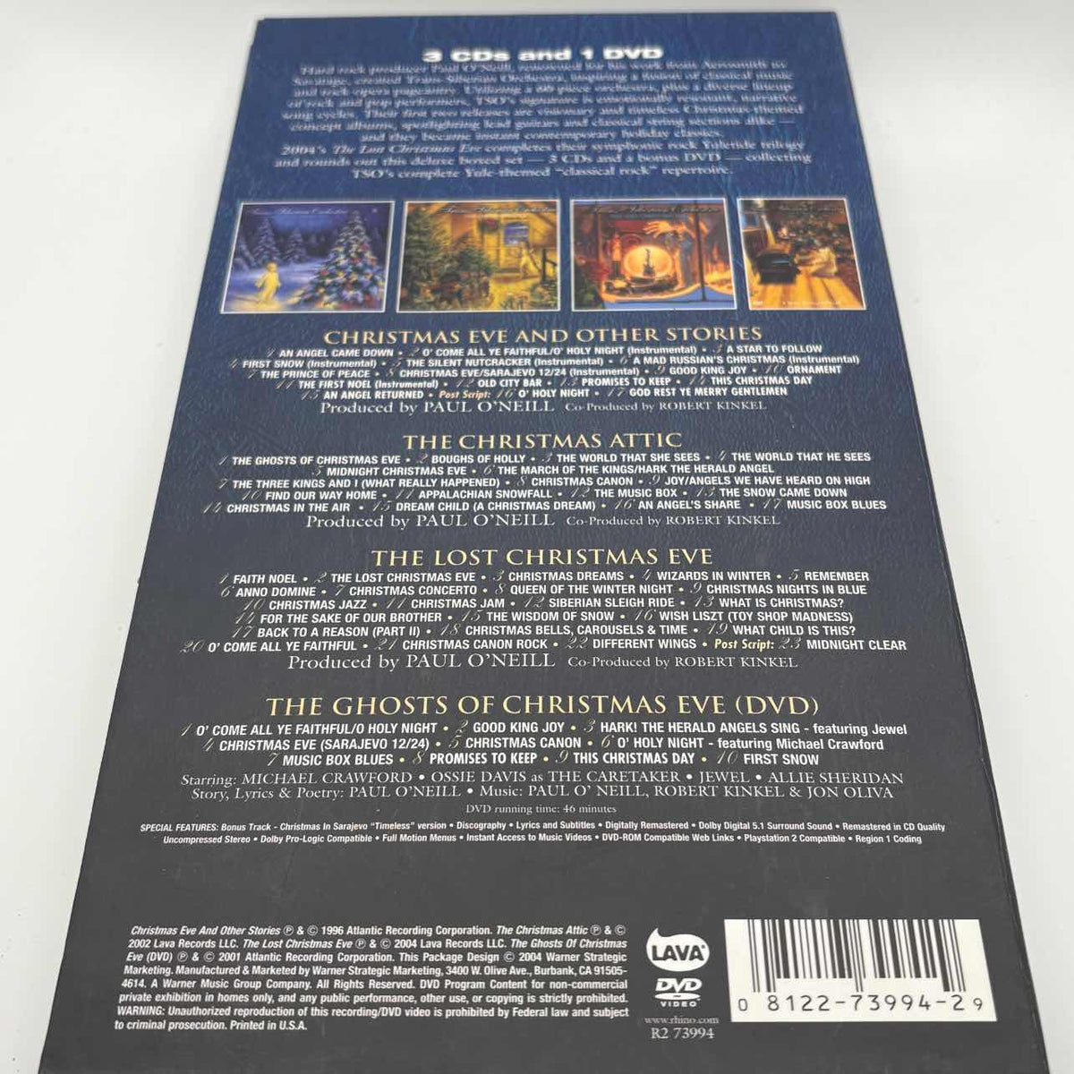 Trans-Siberian Orchestra - The Christmas Trilogy (3CD+DVD) (Used CD)