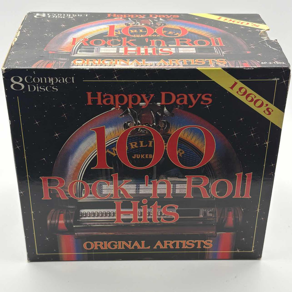 Various--1960s-Happy-Days-Rock-n-Roll-Hits-8xCD-Used-CD
