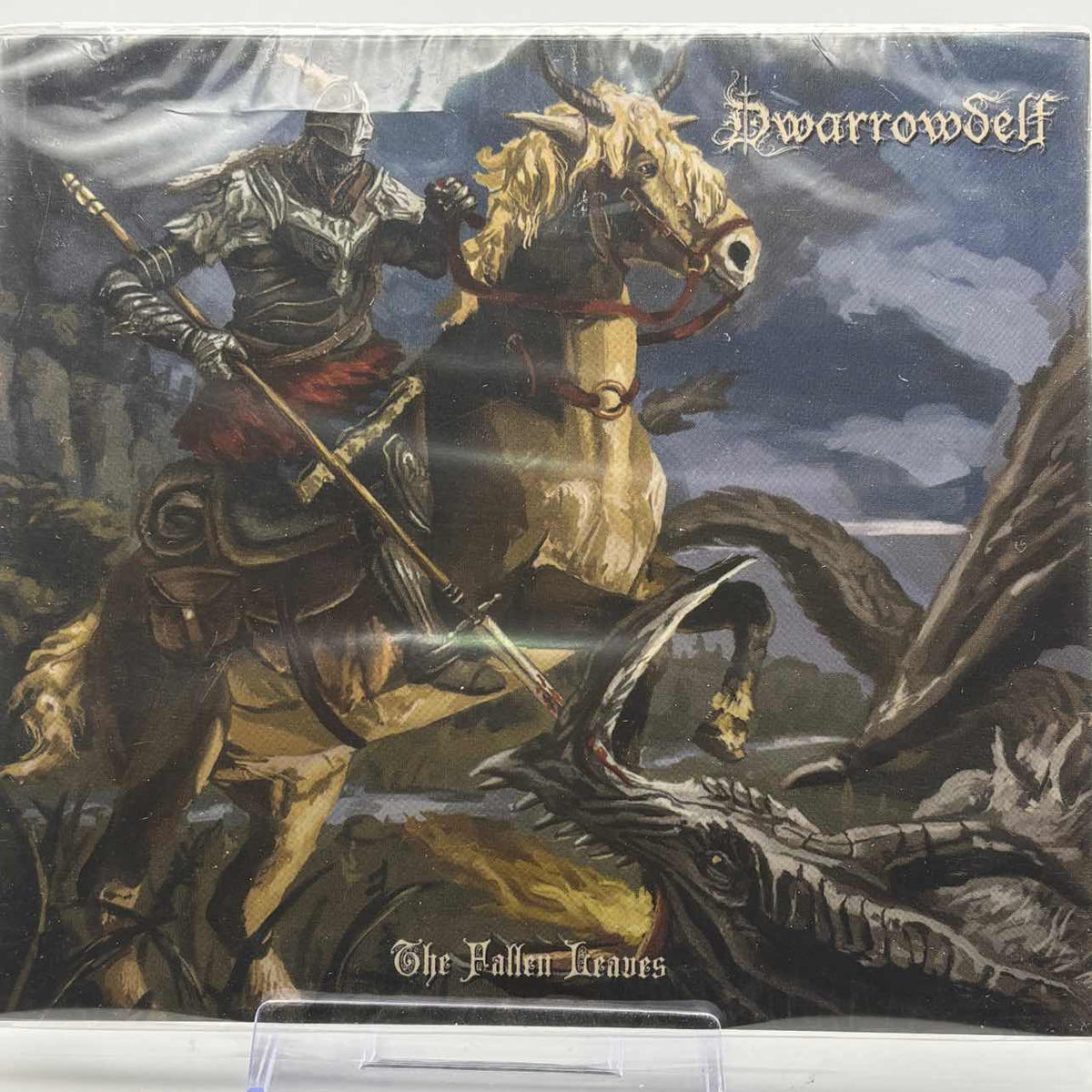 Dwarrowdelf--The-Fallen-Leaves-SEALED-CD--Cut-on-spine
