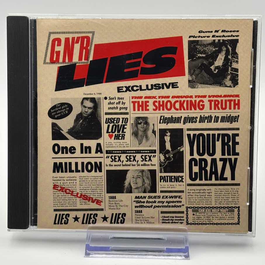Guns-N-Roses--G-N-R-Lies-Used-CD