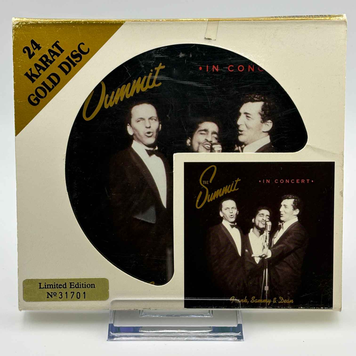 Frank-Sinatra,-Dean-Martin,-Sammy-Davis-Jr.---The-Summit-24kt-Gold-Disc-Used-CD