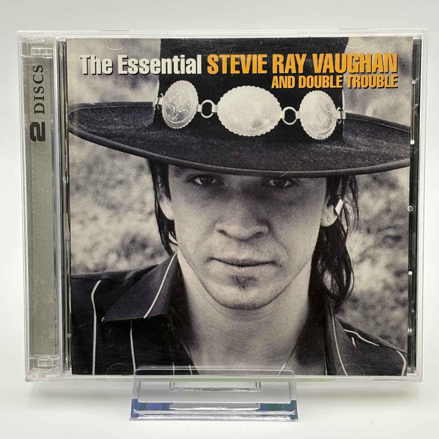 Stevie-Ray-Vaughan-and-Double-Trouble---The-Essential-2CD-Used-CD