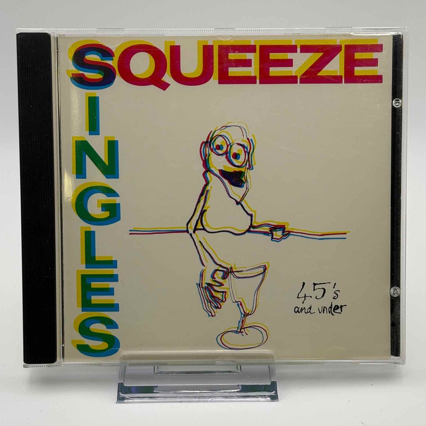Squeeze--Singles--45s-and-Under-Used-CD