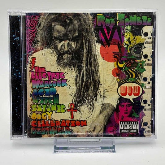 Rob-Zombie--The-Electric-Warlock-Acid-Witch-Satanic-Orgy-Celebration-Dispenser-Used-CD