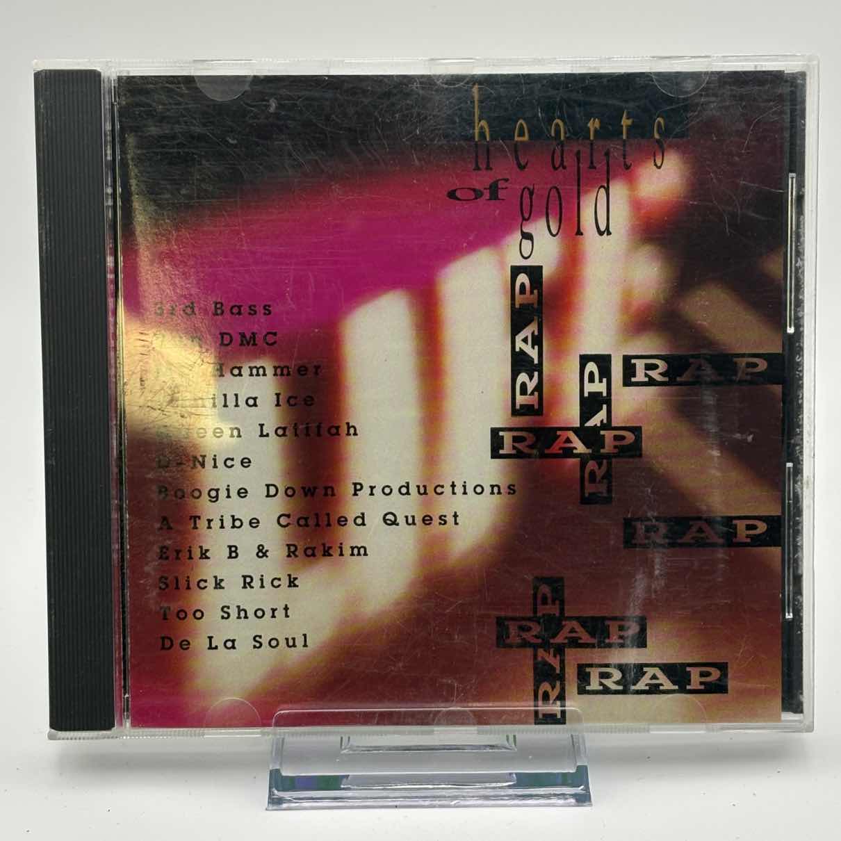 Various--Hearts-of-Gold-The-Rap-Collection-Used-CD