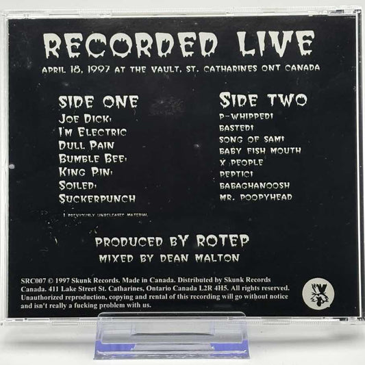 Revenge of the Egg People - 39 1/2 Fingers Live (Used CD)
