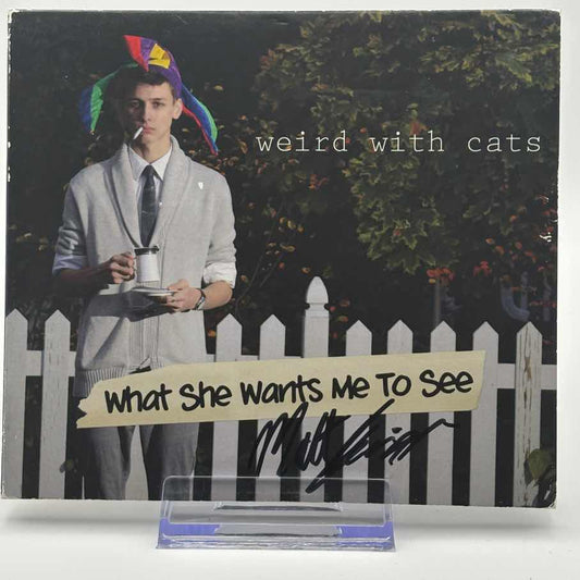 Weird-With-Cats--What-She-Wants-Me-to-See-AUTOGRAPHED--USED-CD
