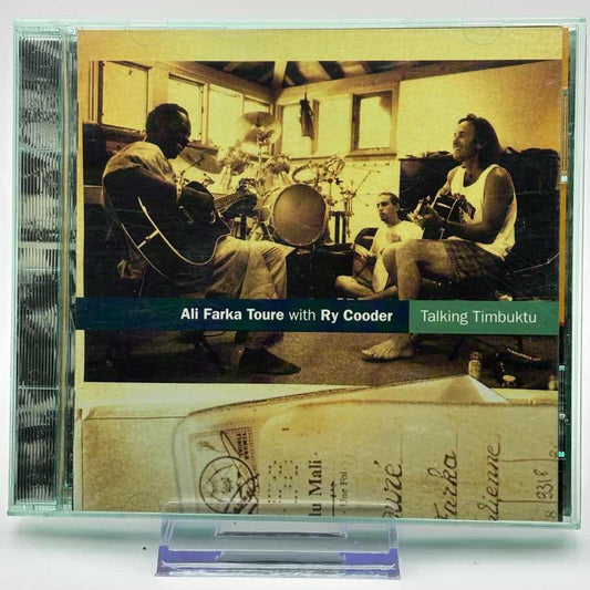 Ali-Farka-Toure-with-Ry-Cooder--Talking-Timbuktu-Used-CD
