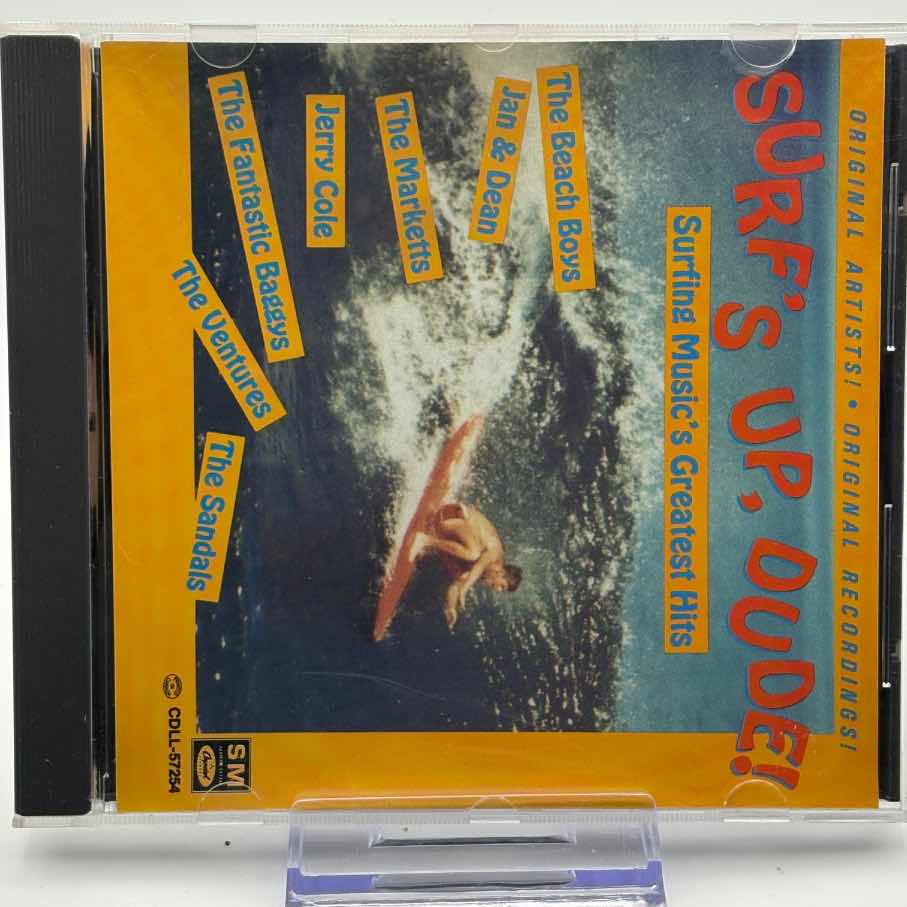 Various--Surfs-Up,-Dude!-Surfing-Musics-Greatest-Hits-Used-CD