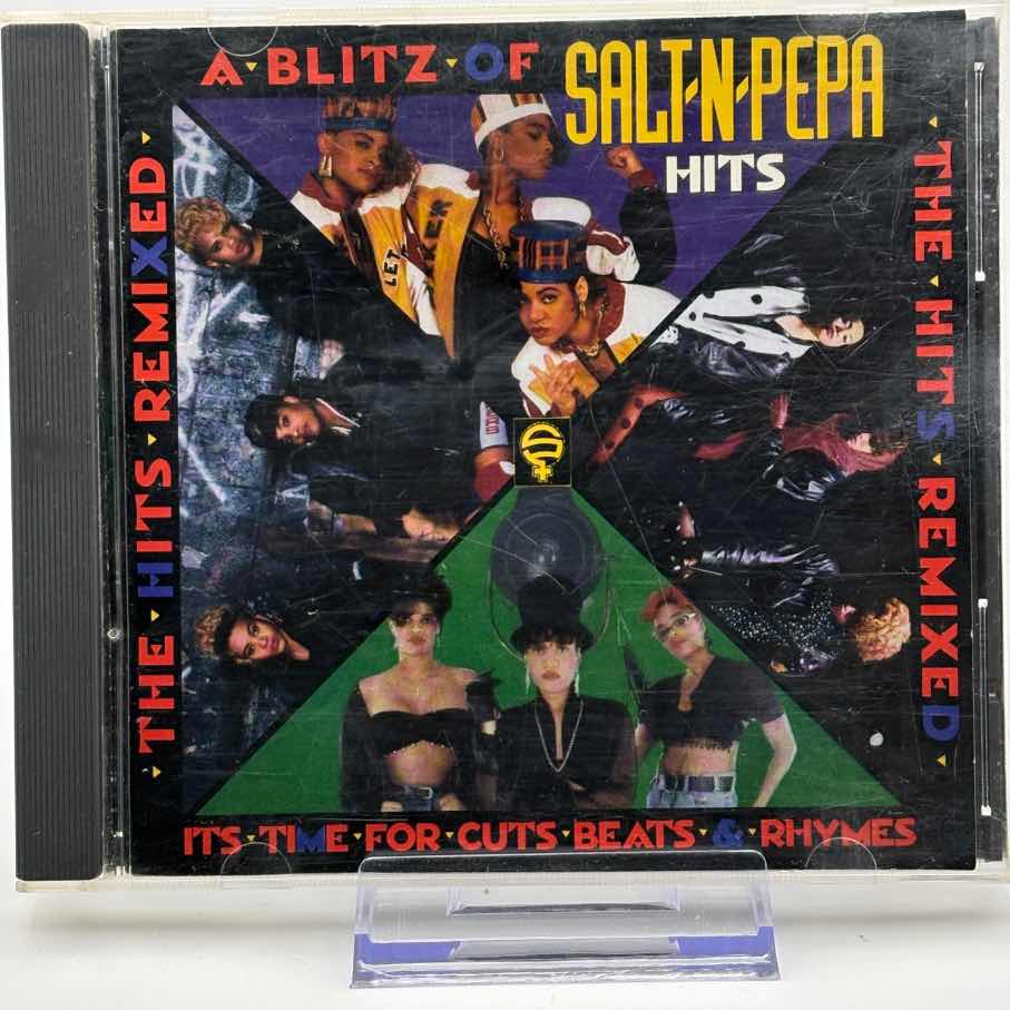 Salt-N-Pepa--A-Blitz-of-Salt-N-Pepa-Hits-The-Hits-Remixed-Used-CD