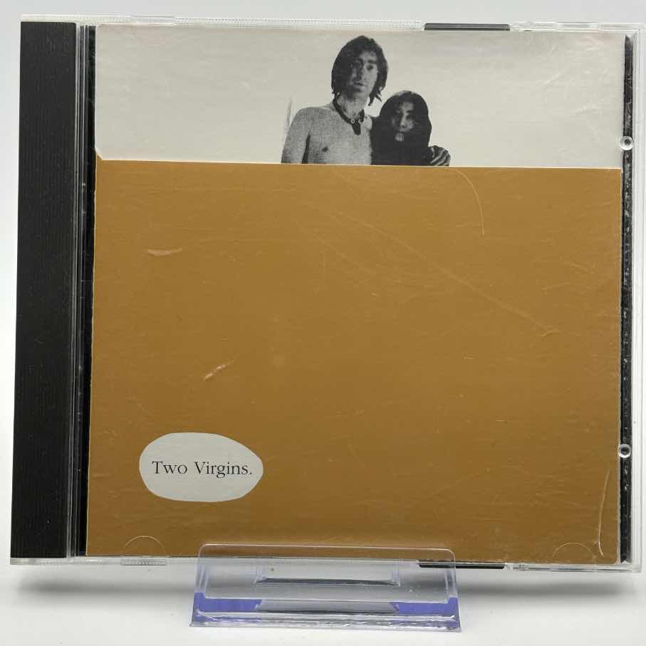 John-Lennon--Yoko-Ono--Two-Virgins-Used-CD--CRACK-ED-CD-TRAY