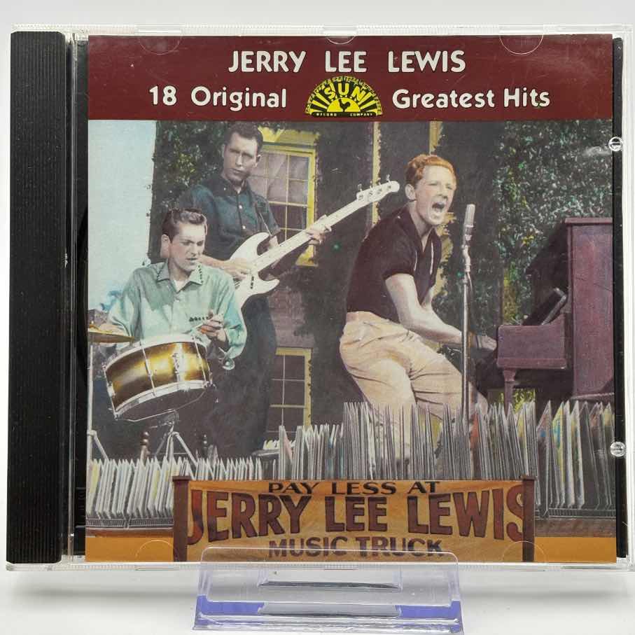 Jerry-Lee-Lewis--18-Original-Greatest-Hits-Used-CD