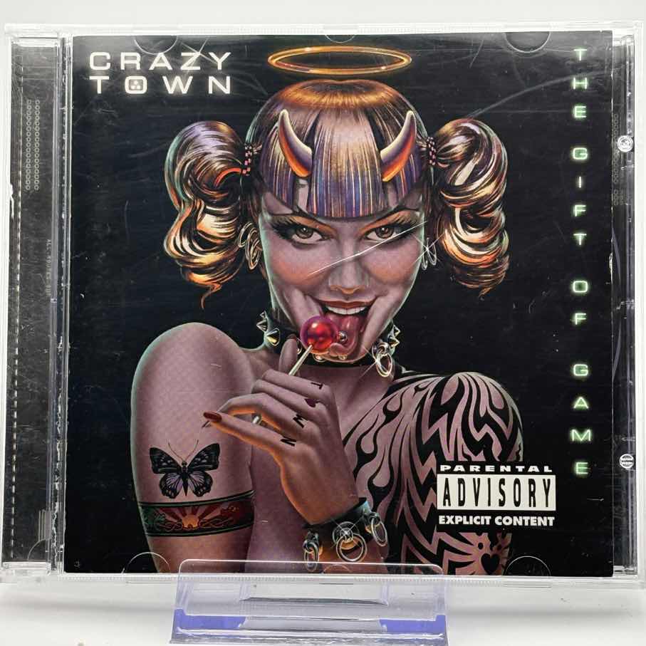 Crazy-Town--The-Gift-of-Game-Used-CD