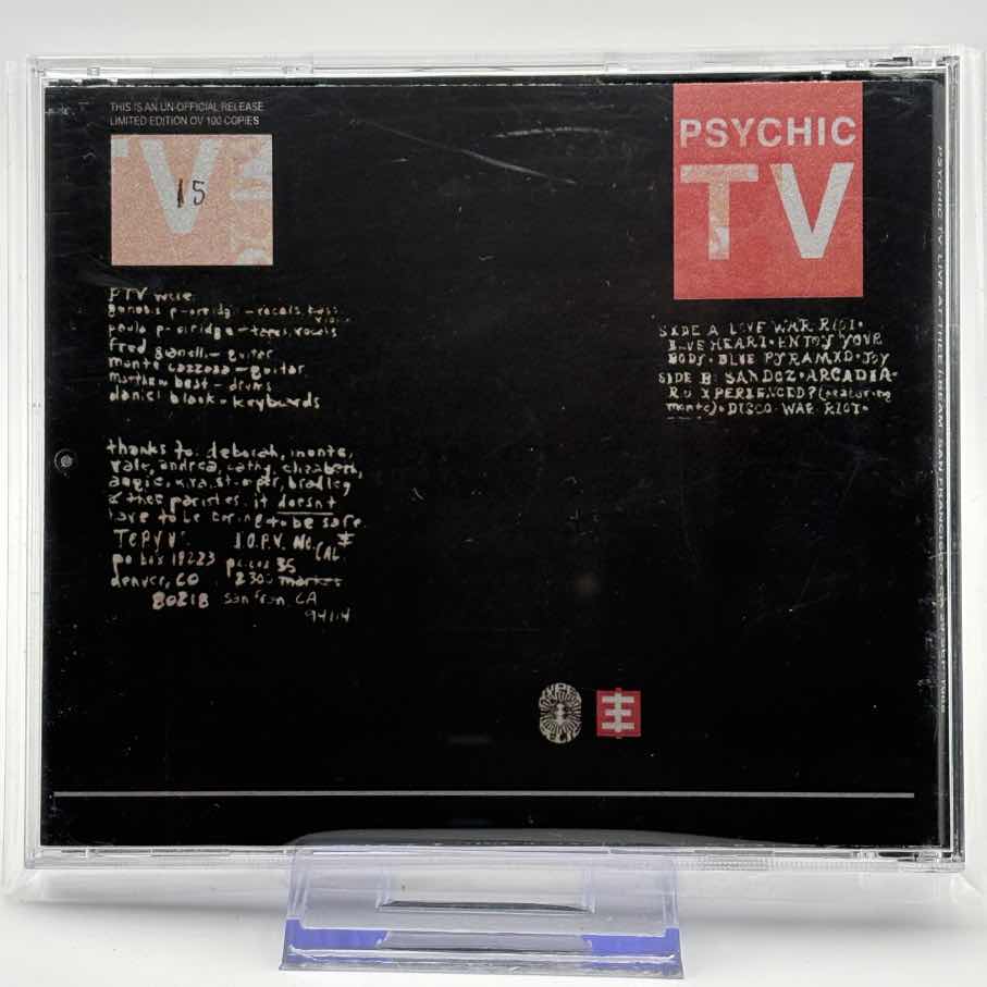 Psychic TV - Live At Thee I-Beam (Numbered/100) (Used CD-R)