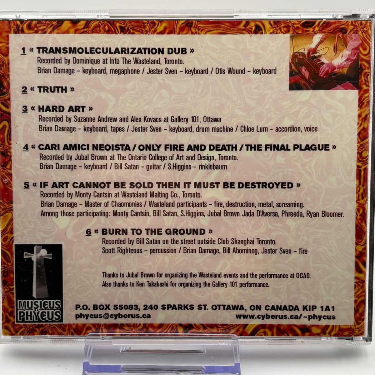 Phycus - Only Fire and Death (CD-R) (Used CD)