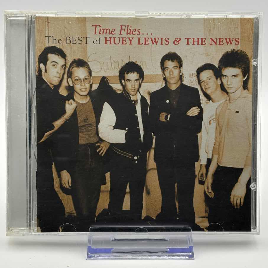 Huey-Lewis-and-The-News--Time-Flies-The-Best-of-Huey-Lewis-and-The-News-Used-CD