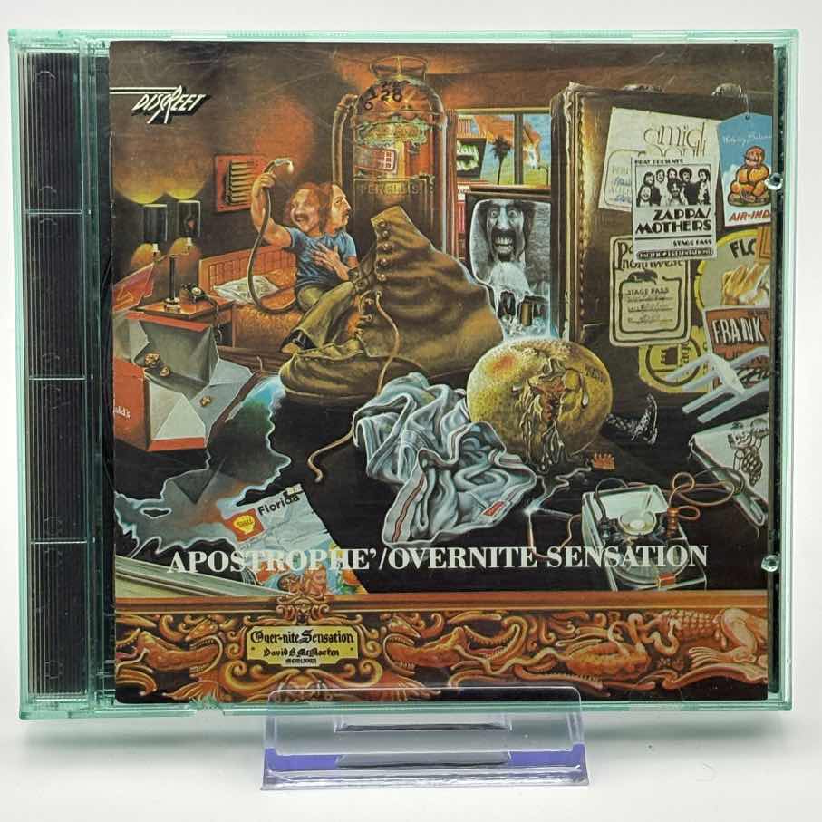 Frank-Zappa--Apostrophe--Overnite-Sensation-Disc-condition-G-Used-CD